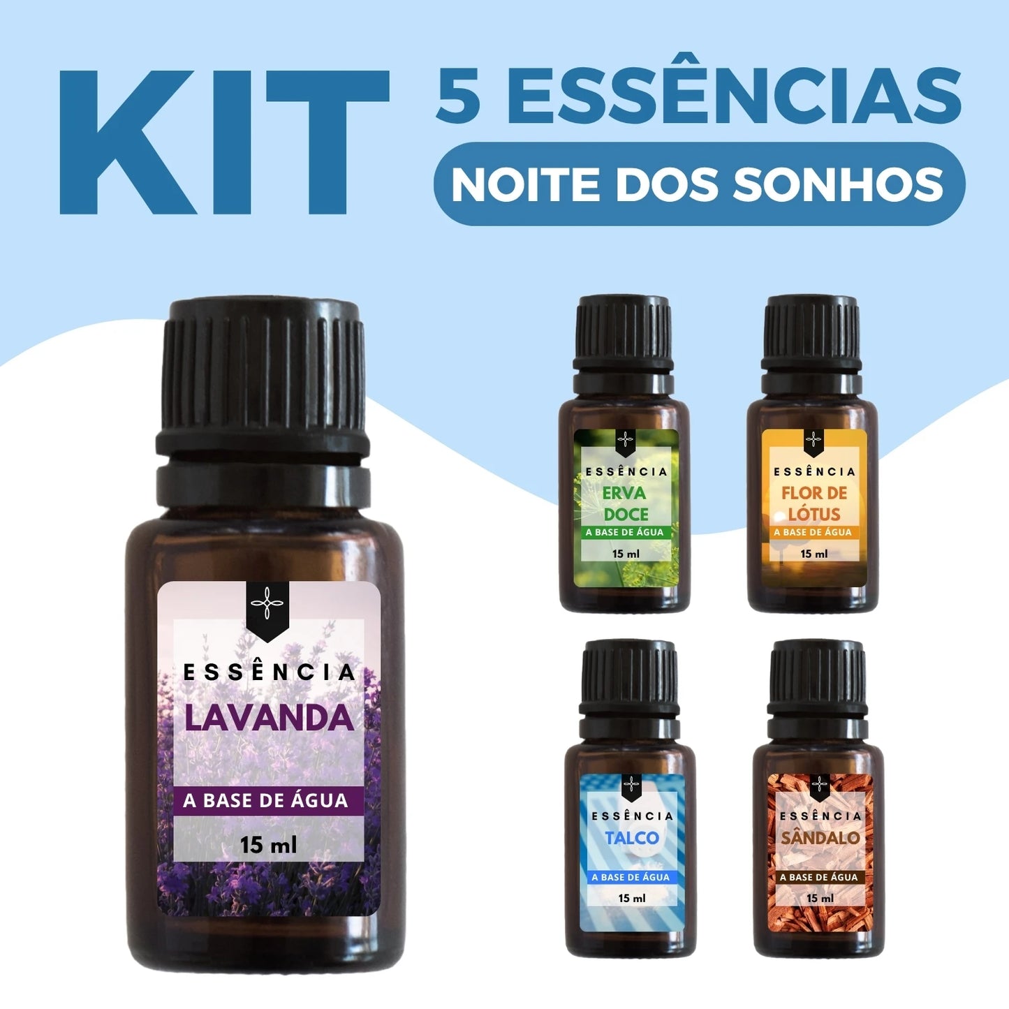 Kit 5 Essências - Noite dos Sonhos