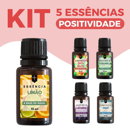 Kit 5 Essências - Positividade