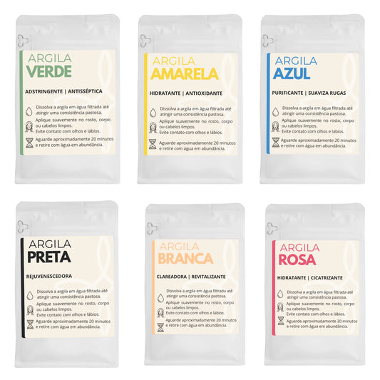 Argilas Naturais - 100g