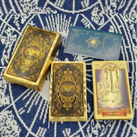 Waite Tarot - Baralho Gold Foil 80 Cartas