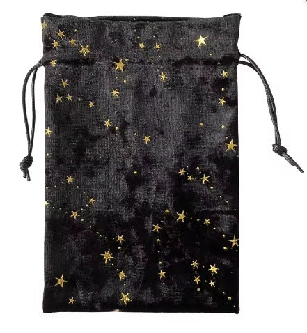 Bolsa de Veludo Estrelada