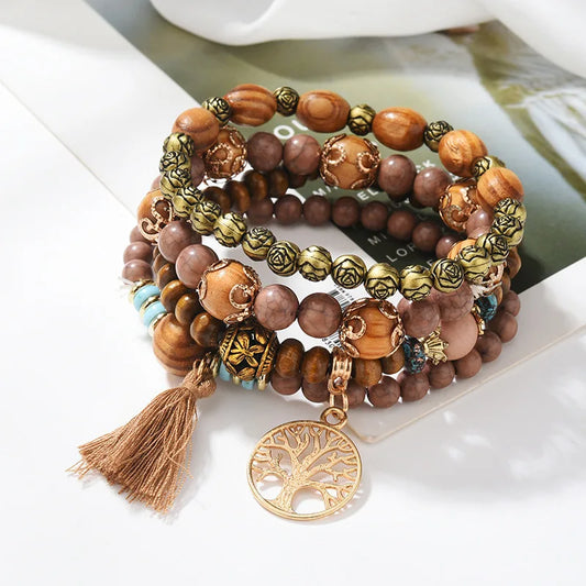 Pulseira Boho Árvore da Vida